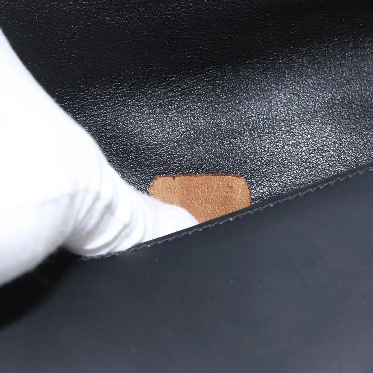 Celine Vintage Leather, Black, Leather, Shoulder Bag