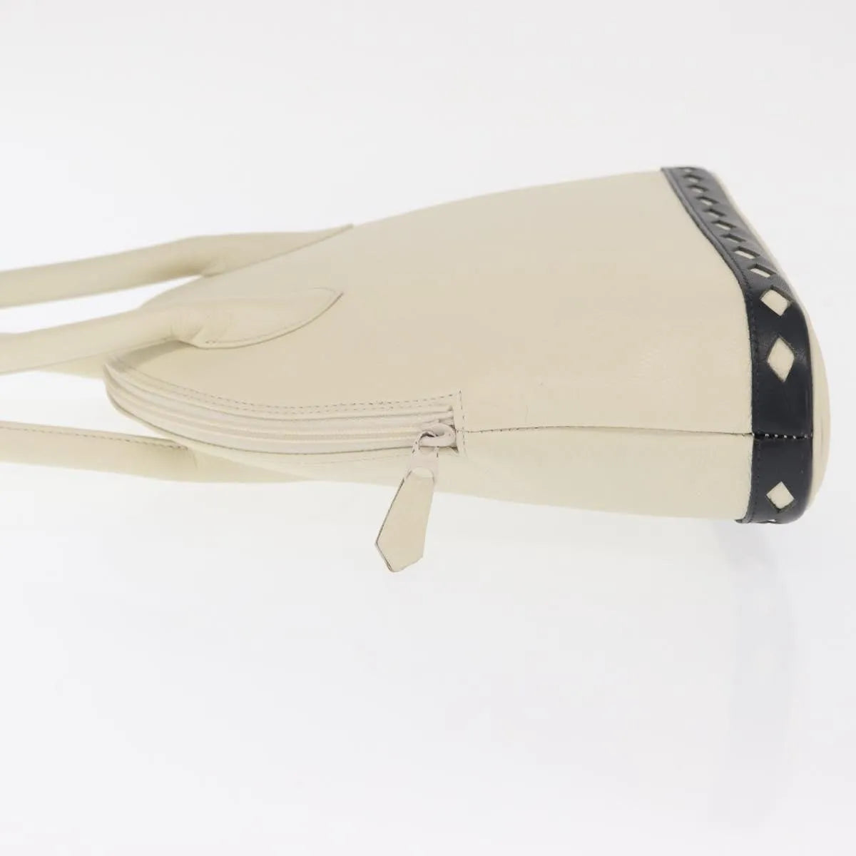 Saint Laurent Vintage handbag Leather, White, Leather, Handbag