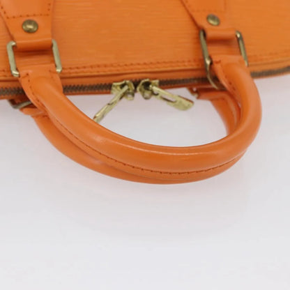 Louis Vuitton Alma Epi, Orange, Leather, Handbag