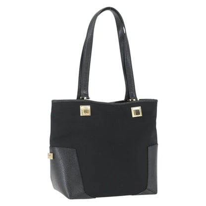 Salvatore Ferragamo Vintage Nylon, Black, Nylon, Tote Bag
