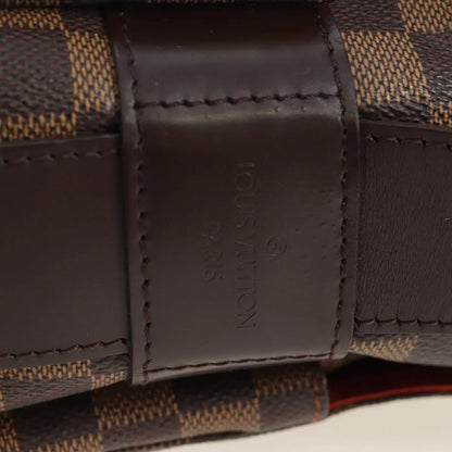 Louis Vuitton Naviglio Damier, Brown, Canvas, Shoulder Bag