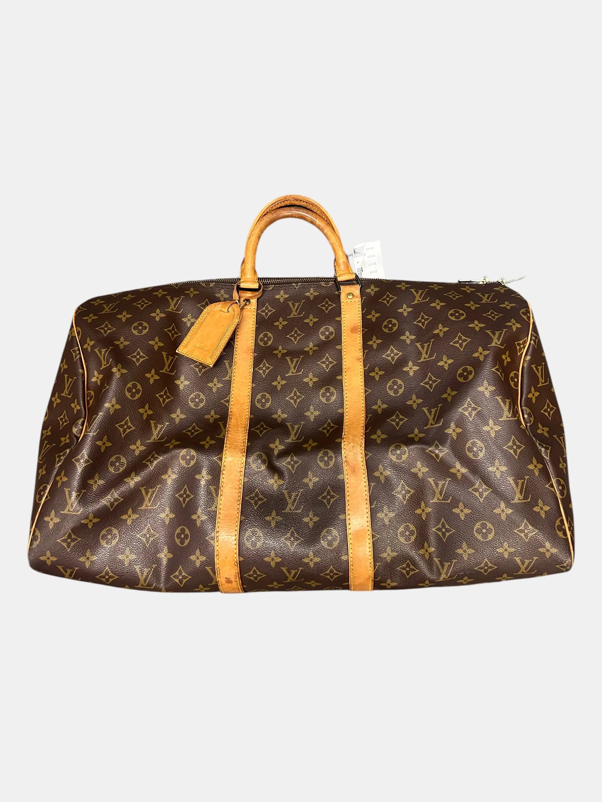Louis Vuitton Keepall Monogram Canvas, Brown, Canvas, Travel Bag