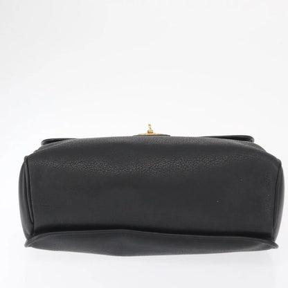 Gucci Vintage Leather, Black, Leather, Handbag