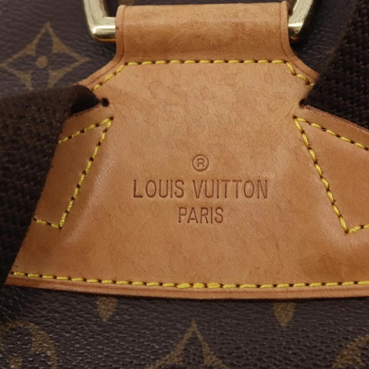 Louis Vuitton Montsouris Monogram, Brown, Canvas, Backpack