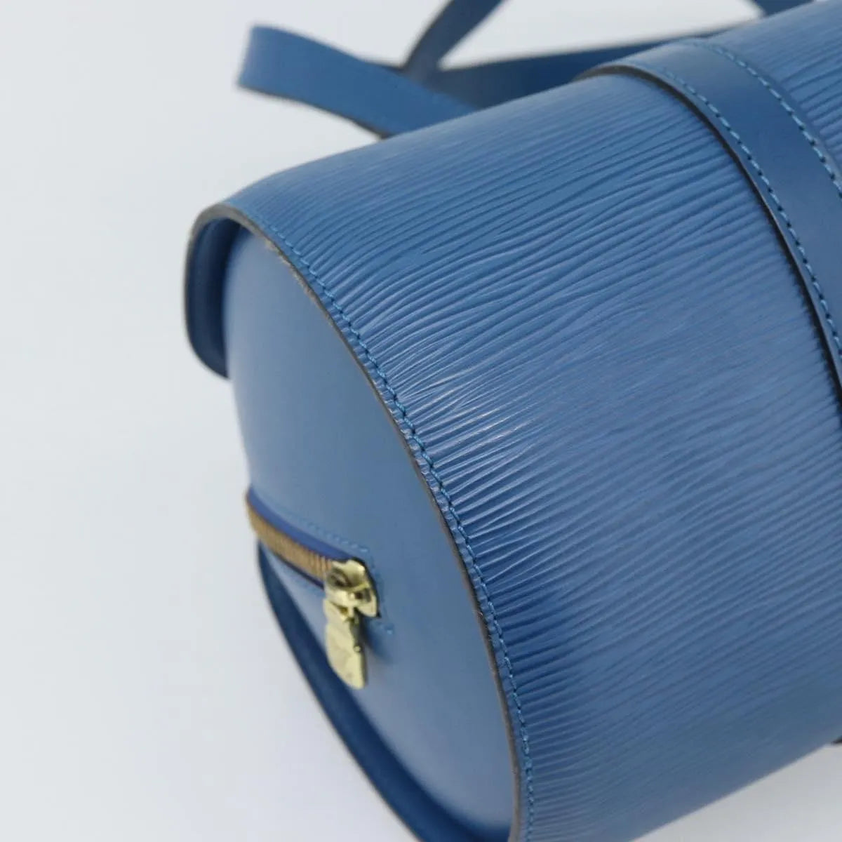 Louis Vuitton Soufflot Epi Leather, Blue, Leather, Handbag