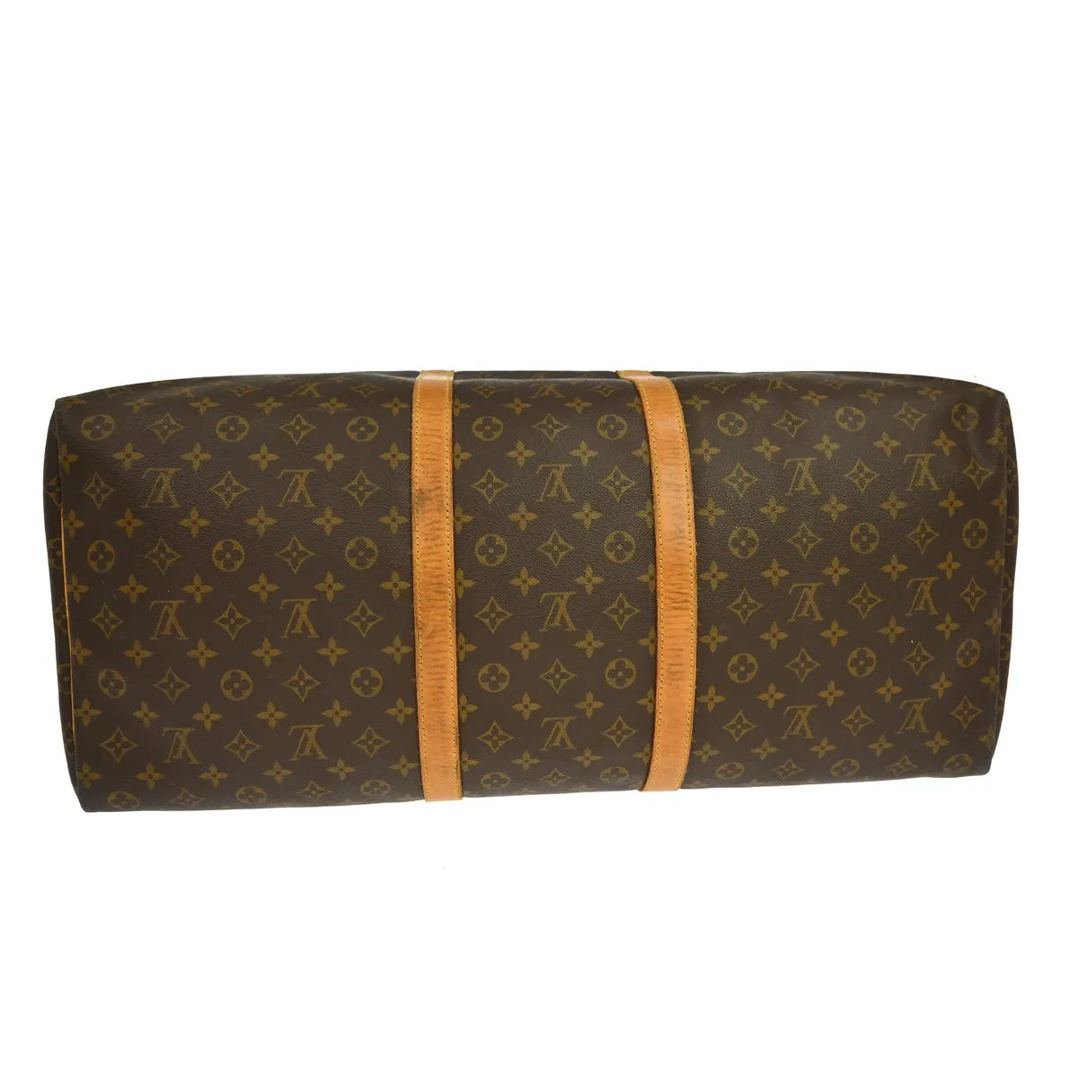 Louis Vuitton Keepall Monogram, Brown, Canvas, Travel Bag