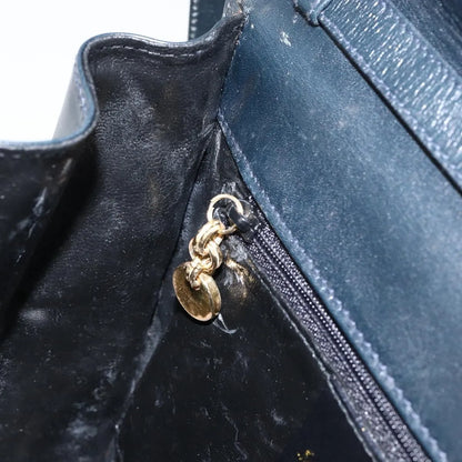 Salvatore Ferragamo Gancini Leather, Black, Leather, Shoulder Bag