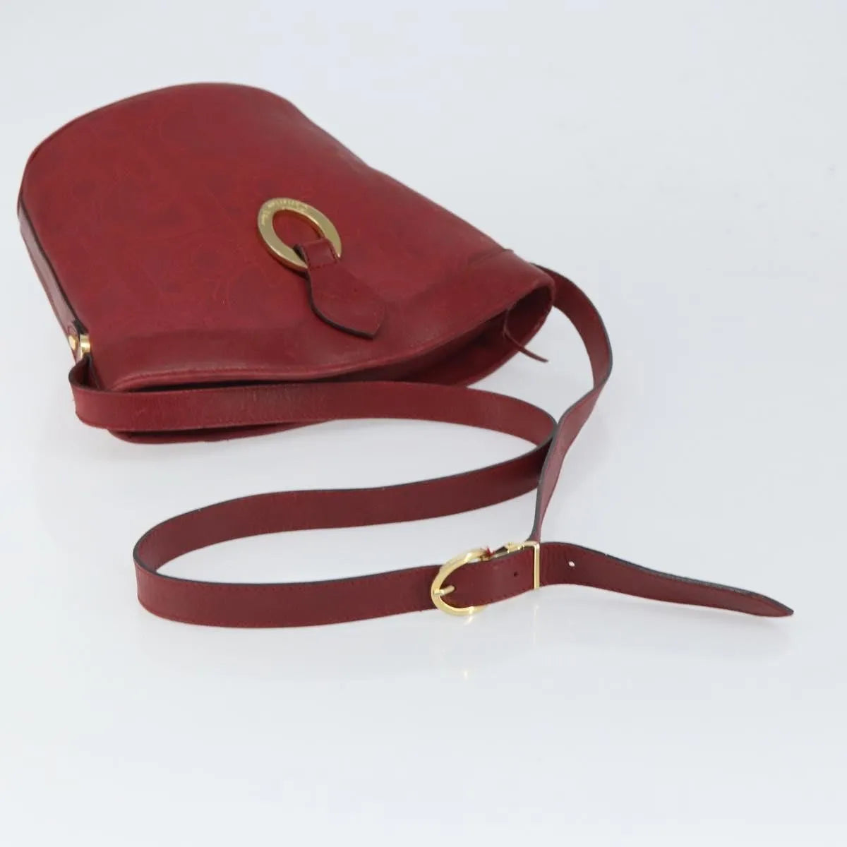 Christian Dior Vintage Trotter Canvas, Red, Canvas, Shoulder Bag