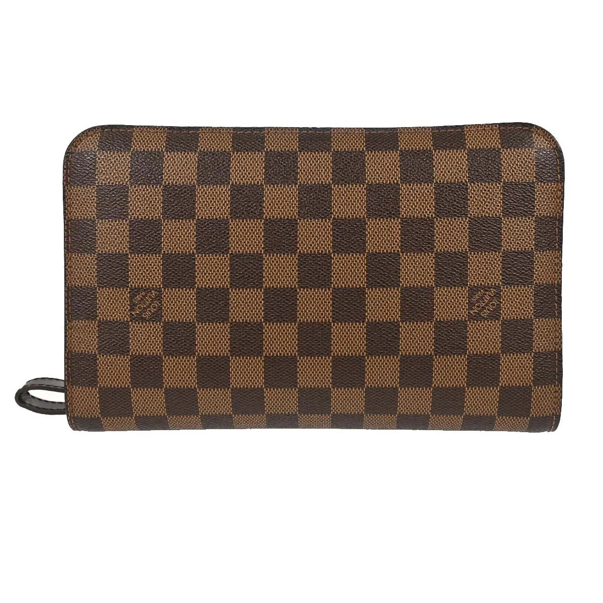 Louis Vuitton Pochette Saint Louis Damier, Brown, Canvas, Clutch