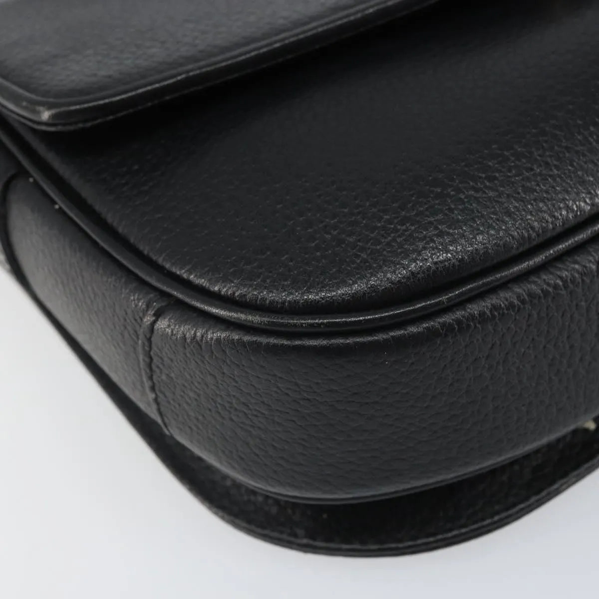 Burberry Vintage Leather, Black, Leather, Shoulder Bag
