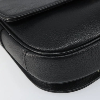 Burberry Vintage Leather, Black, Leather, Shoulder Bag