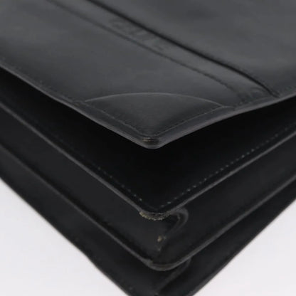 Celine Vintage Leather, Black, Leather, Shoulder Bag