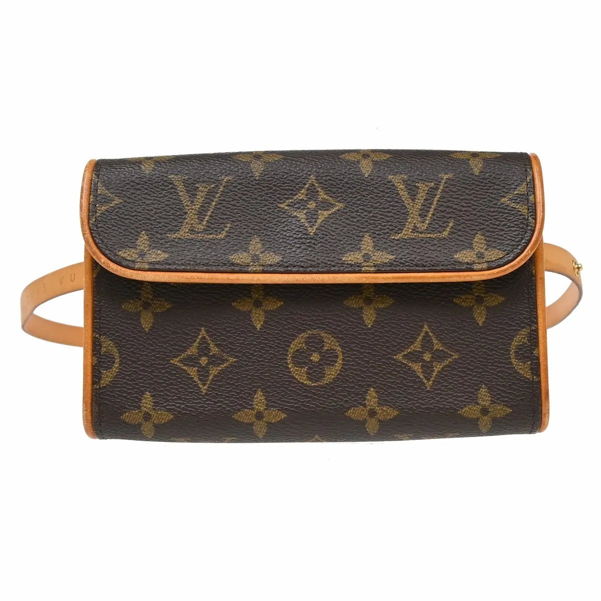 Louis Vuitton Florentine Pochette Monogram Canvas, Brown, Canvas, Clutch