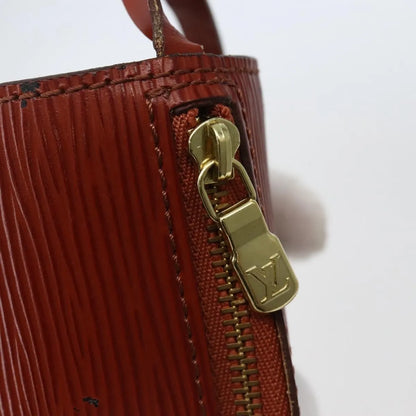 Louis Vuitton Soufflot Pochette Epi Leather, Brown, Leather, Clutch