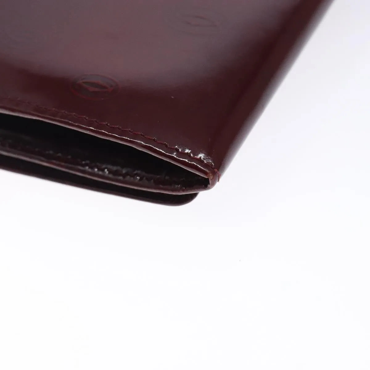 Cartier Happy Birthday Long Patent leather, Burgundy, Patent Leather, Wallet