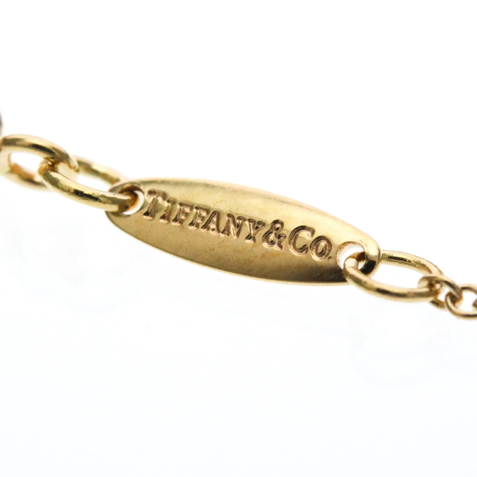 Tiffany & Co. Elsa Peretti Diamonds By The Yard 18K Rose Gold with Diamond, Gold, Pink Gold, Necklace