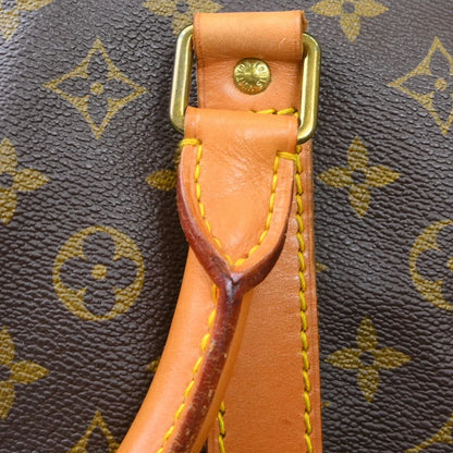 Louis Vuitton Keepall Monogram, Brown, Canvas, Travel Bag