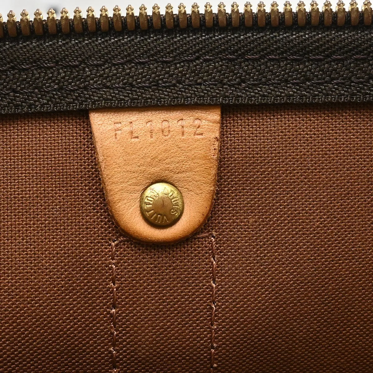 Louis Vuitton Keepall Monogram, Brown, Canvas, Travel Bag