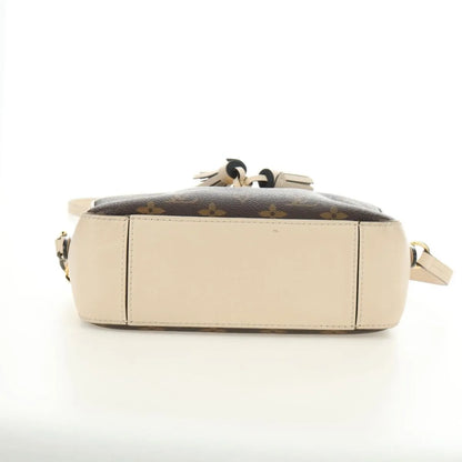 Louis Vuitton Saintonge Monogram Canvas with Leather, Brown, Canvas, Shoulder Bag