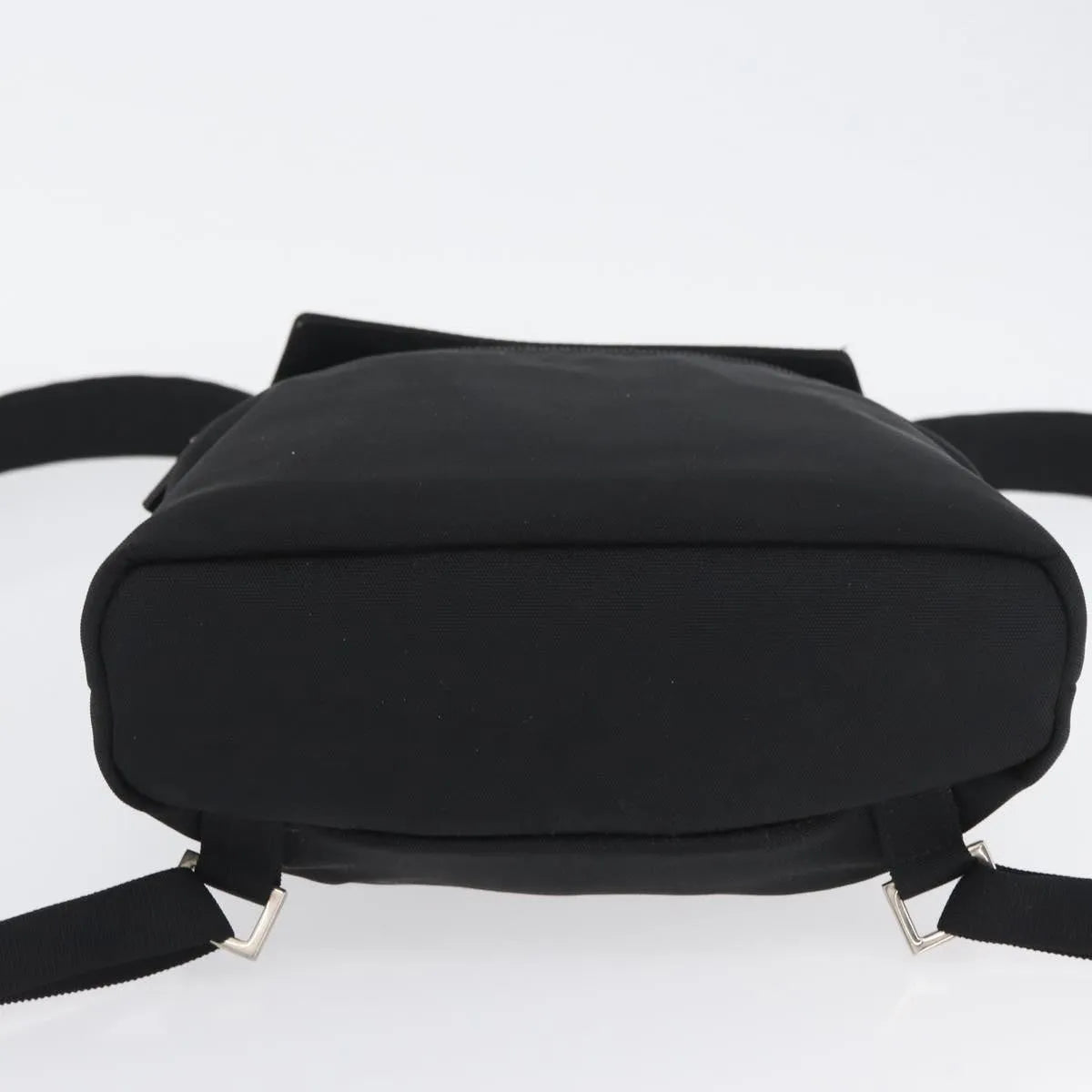 Gucci Vintage Flap Nylon, Black, Nylon, Backpack