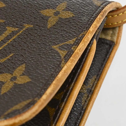 Louis Vuitton Twin GM Monogram, Brown, Canvas, Handbag