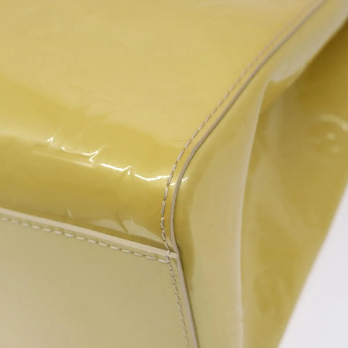 Louis Vuitton Catalina Monogram Vernis, Yellow, Patent Leather, Tote Bag