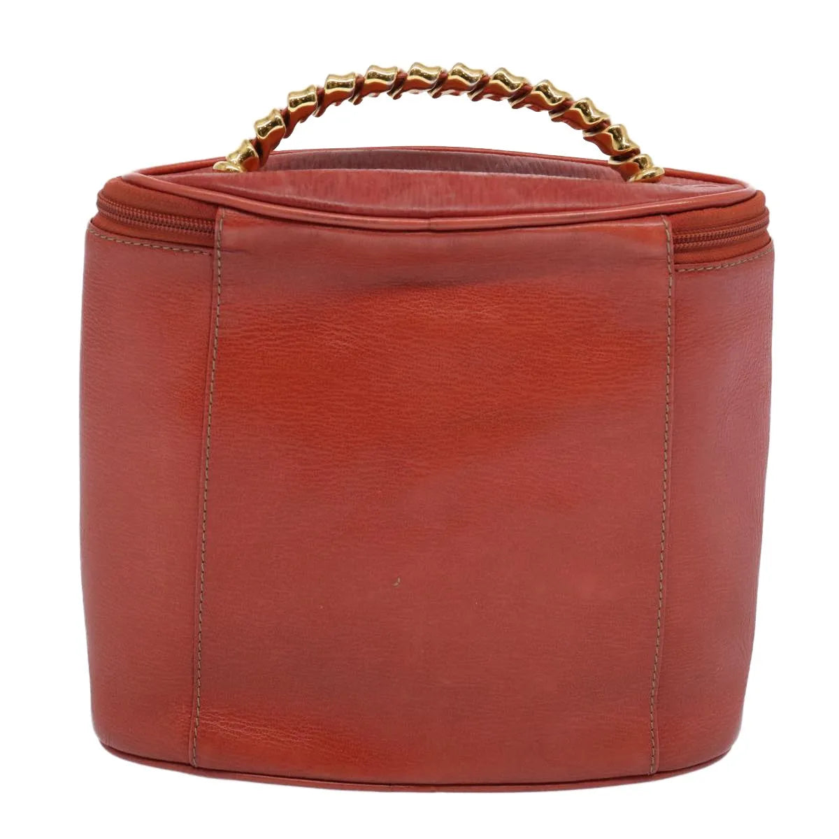 Loewe Vintage Velazquez Top Handle Leather, Orange, Leather, Handbag