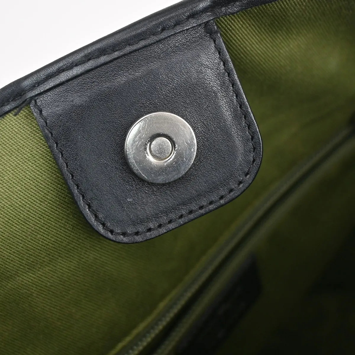 Salvatore Ferragamo Gancini Tote Gancini Canvas, Black, Canvas, Tote Bag