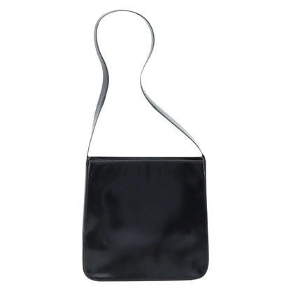 Celine Vintage Leather, Black, Leather, Shoulder Bag