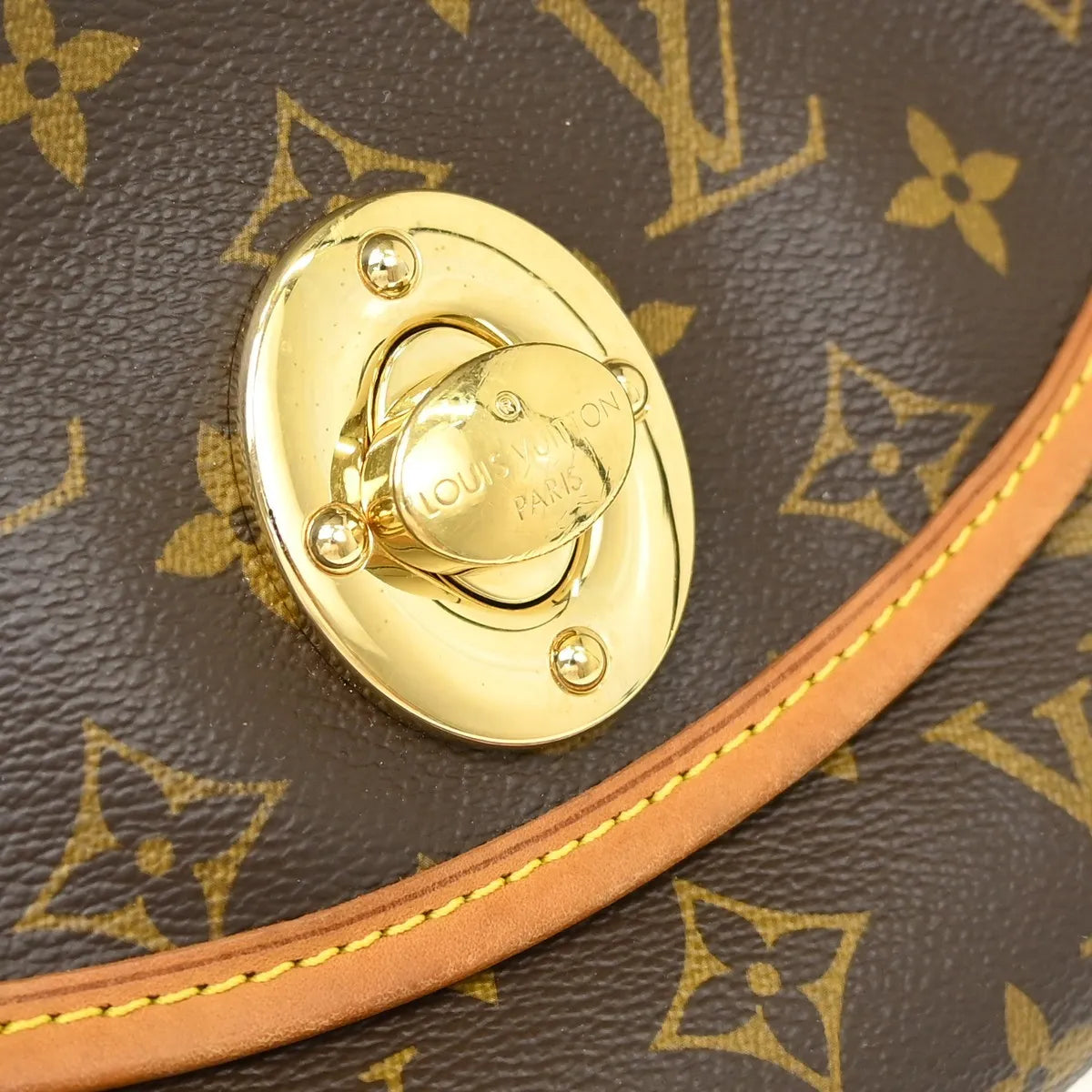 Louis Vuitton Tulum Monogram Canvas, Brown, Canvas, Shoulder Bag