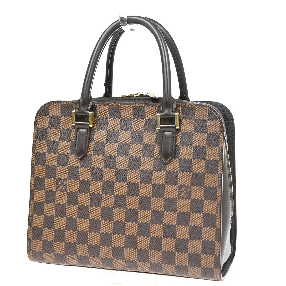 Louis Vuitton Triana Damier, Brown, Leather, Handbag