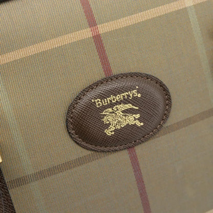 Burberry Nova check boston Canvas, Beige, Canvas, Handbag