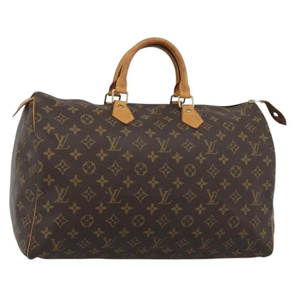 Louis Vuitton Speedy Monogram Canvas, Brown, Canvas, Handbag