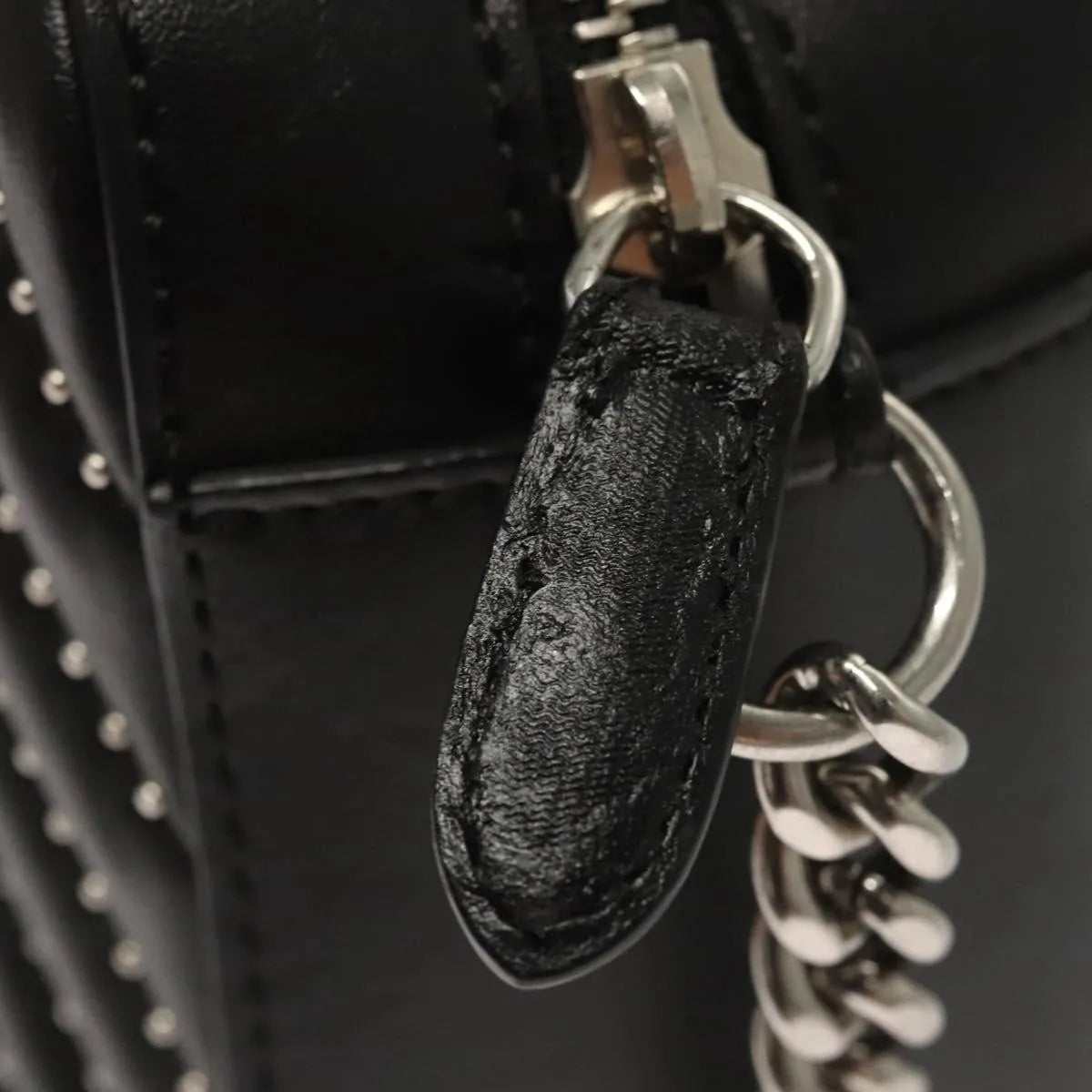 Stella McCartney Stella Star Camera Quilted Faux Leather, Black, Synthetic, Shoulder Bag