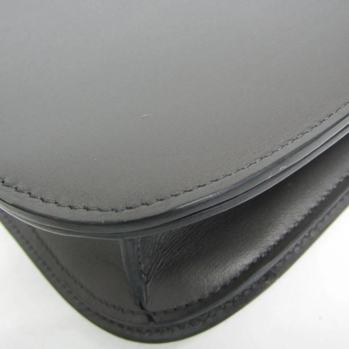 Celine Classic Box Bag Smooth Leather, Gray, Leather, Shoulder Bag