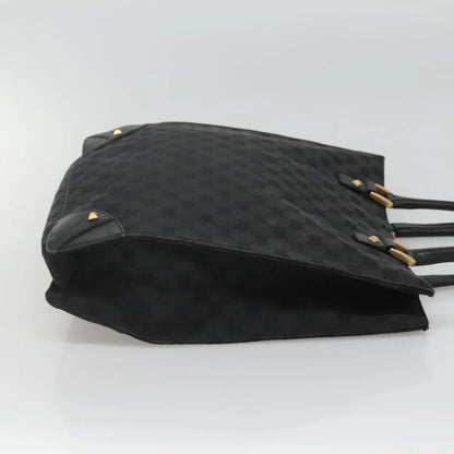 Gucci Nailhead Tote GG Canvas, Black, Canvas, Tote Bag
