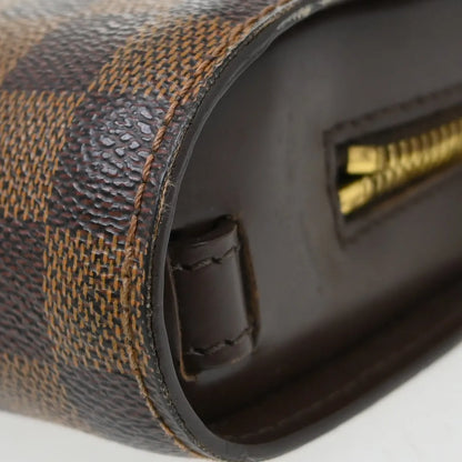 Louis Vuitton Pochette Saint Louis Damier, Brown, Canvas, Clutch