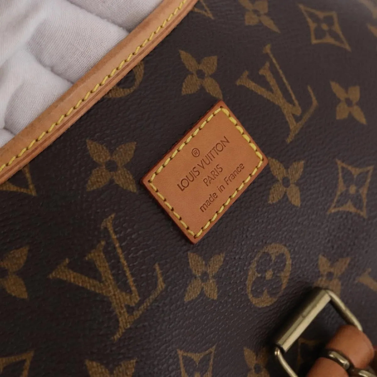 Louis Vuitton Saumur Monogram, Brown, Canvas, Shoulder Bag