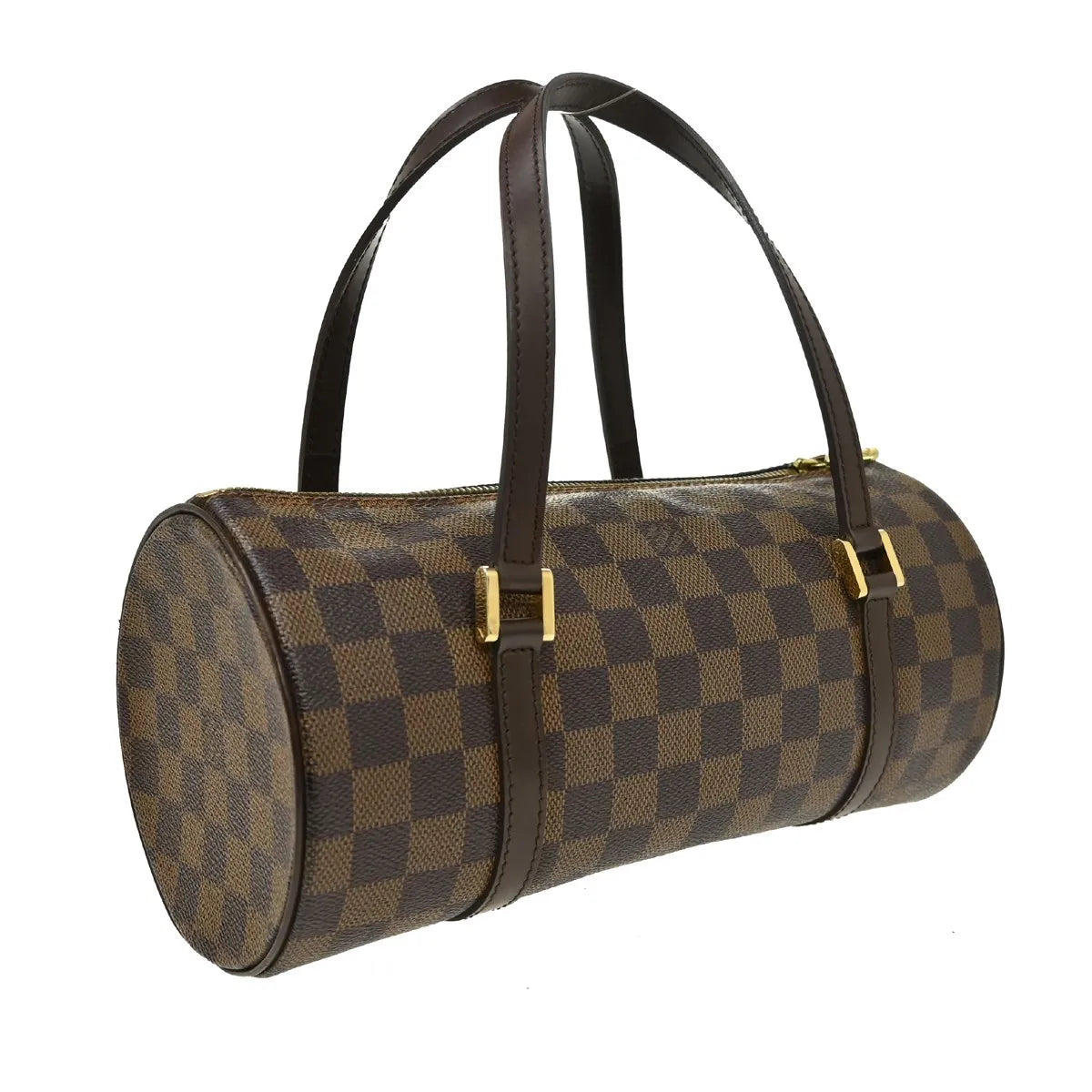 Louis Vuitton Papillon Damier, Brown, Canvas, Handbag