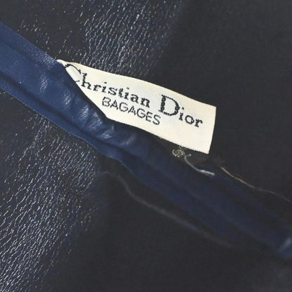 Christian Dior Vintage Bowling monogram canvas, Navy, Canvas, Handbag