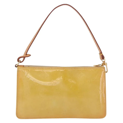 Louis Vuitton Lexington Pochette Patent Leather, Beige, Patent Leather, Clutch