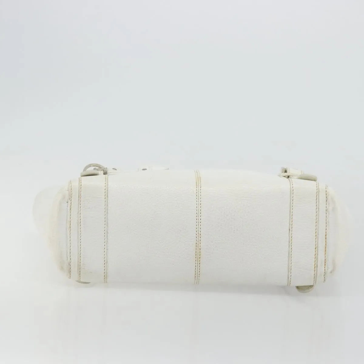 Loewe Senda Leather, White, Leather, Handbag