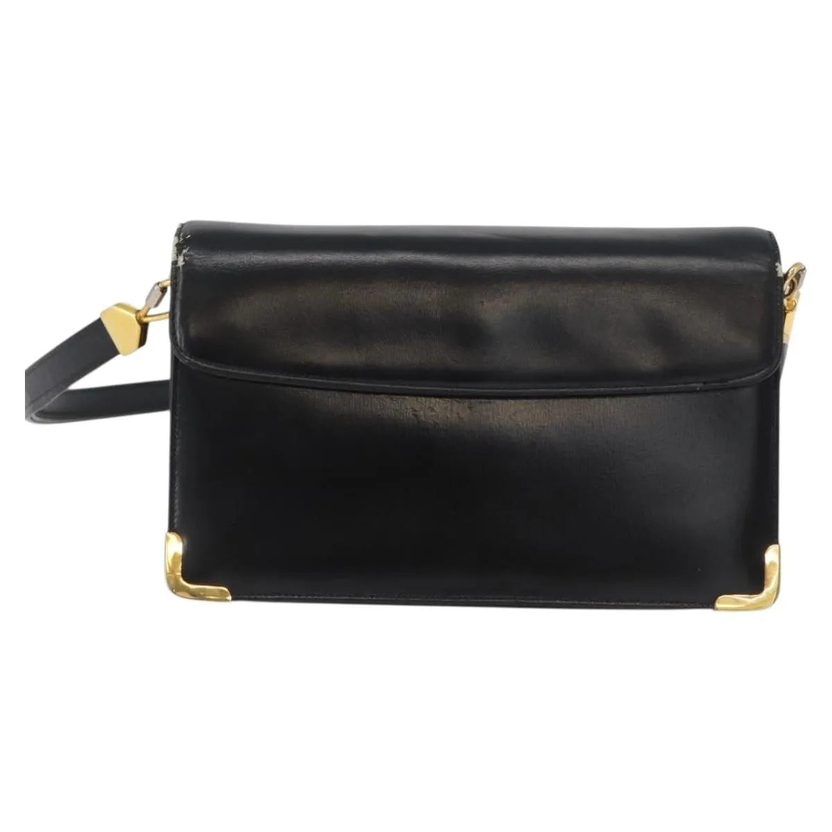 Christian Dior CD Shoulder bag Leather, Black, Calfskin, Shoulder Bag