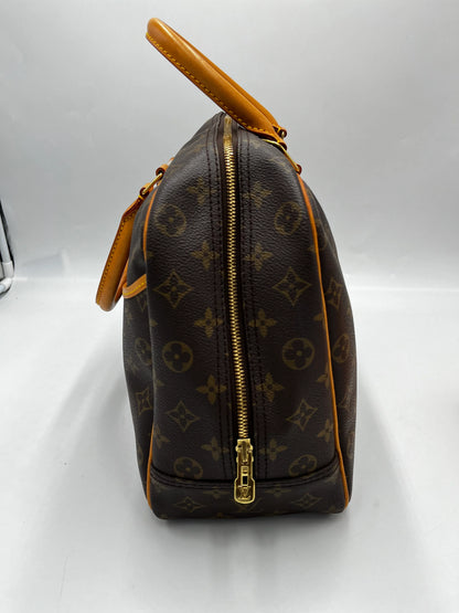 Louis Vuitton Deauville Monogram Canvas, Brown, Canvas, Handbag