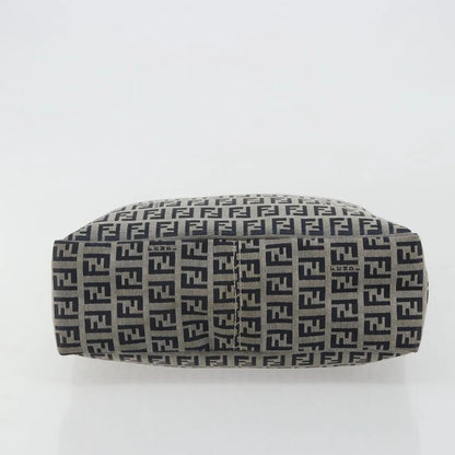 Fendi Vintage Tote Zucchino Canvas, Navy, Canvas, Tote Bag