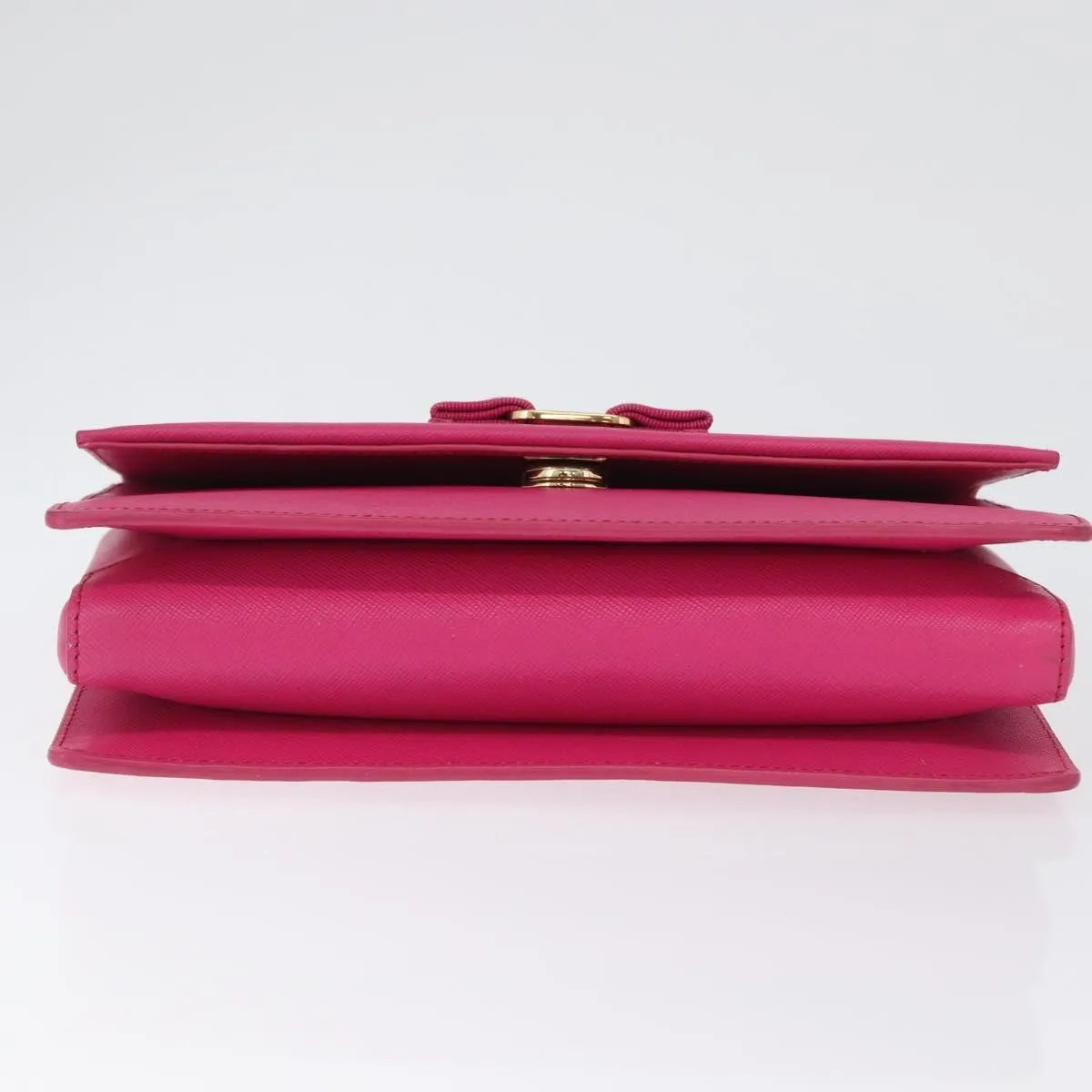 Salvatore Ferragamo Vala Chain Leather, Pink, Leather, Shoulder Bag