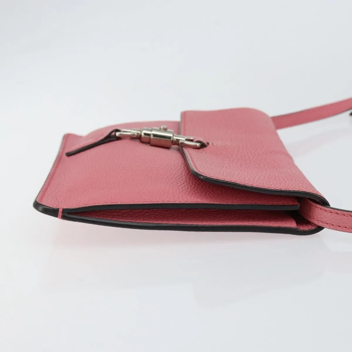 Gucci Jackie Soft Convertible Clutch Leather, Pink, Leather, Handbag