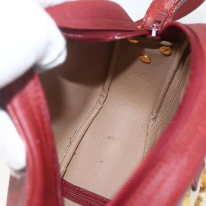Christian Dior Vintage Trotter Canvas, Red, Canvas, Shoulder Bag