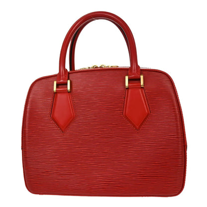 Louis Vuitton Sablons Epi Leather, Red, Leather, Handbag