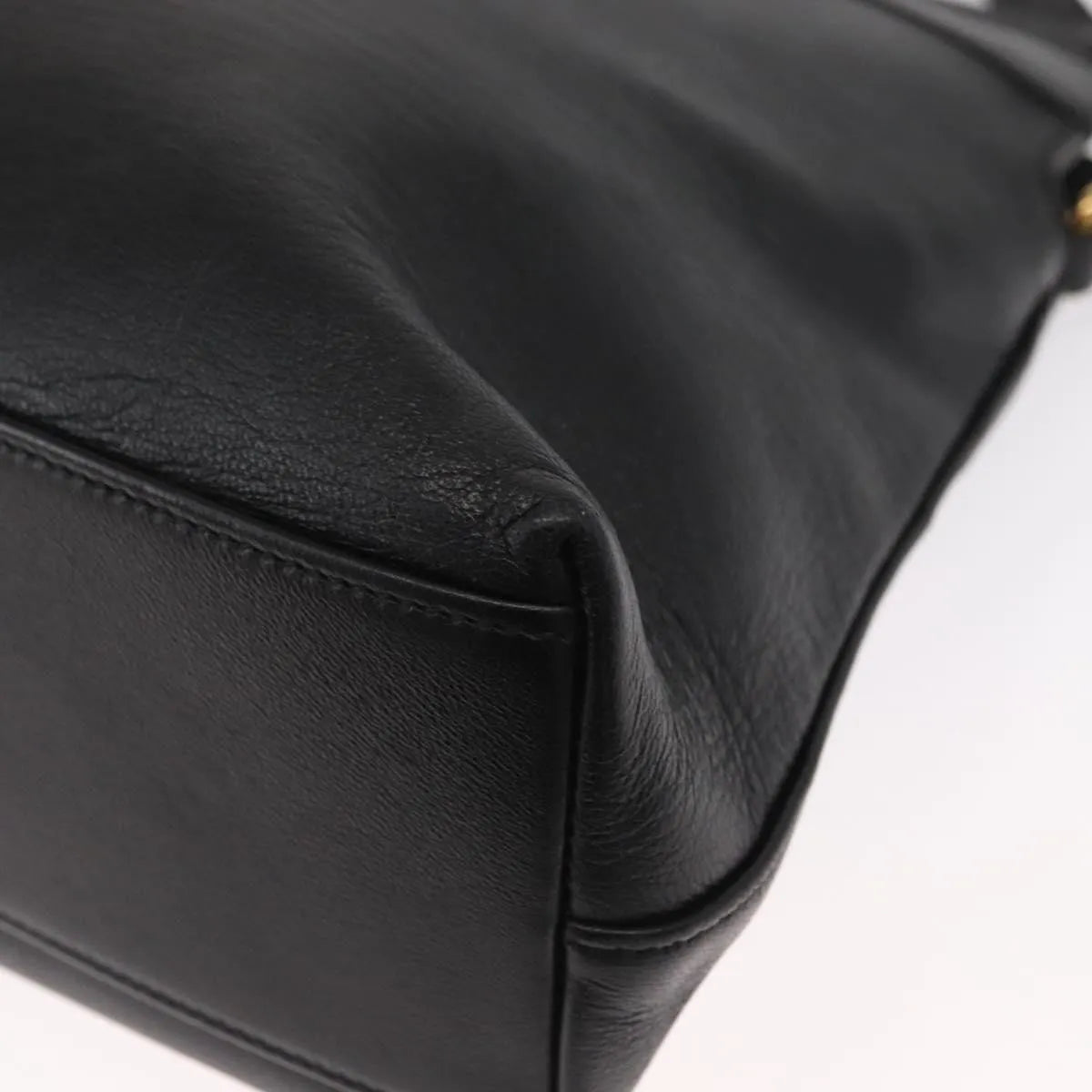 Gucci Linea Matisse Interlocking G Top Handle Tote Leather, Black, Leather, Shoulder Bag